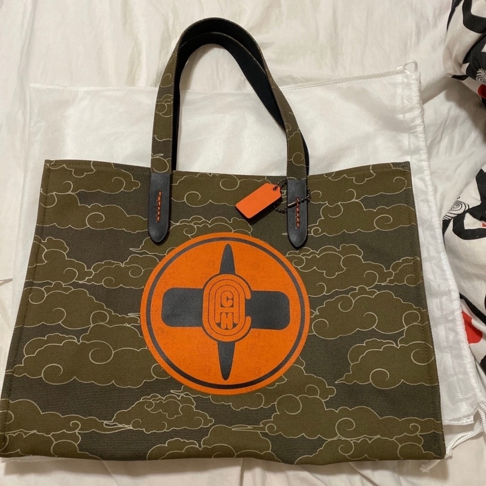 Coach MBJ x Naruto collaboration tote bag